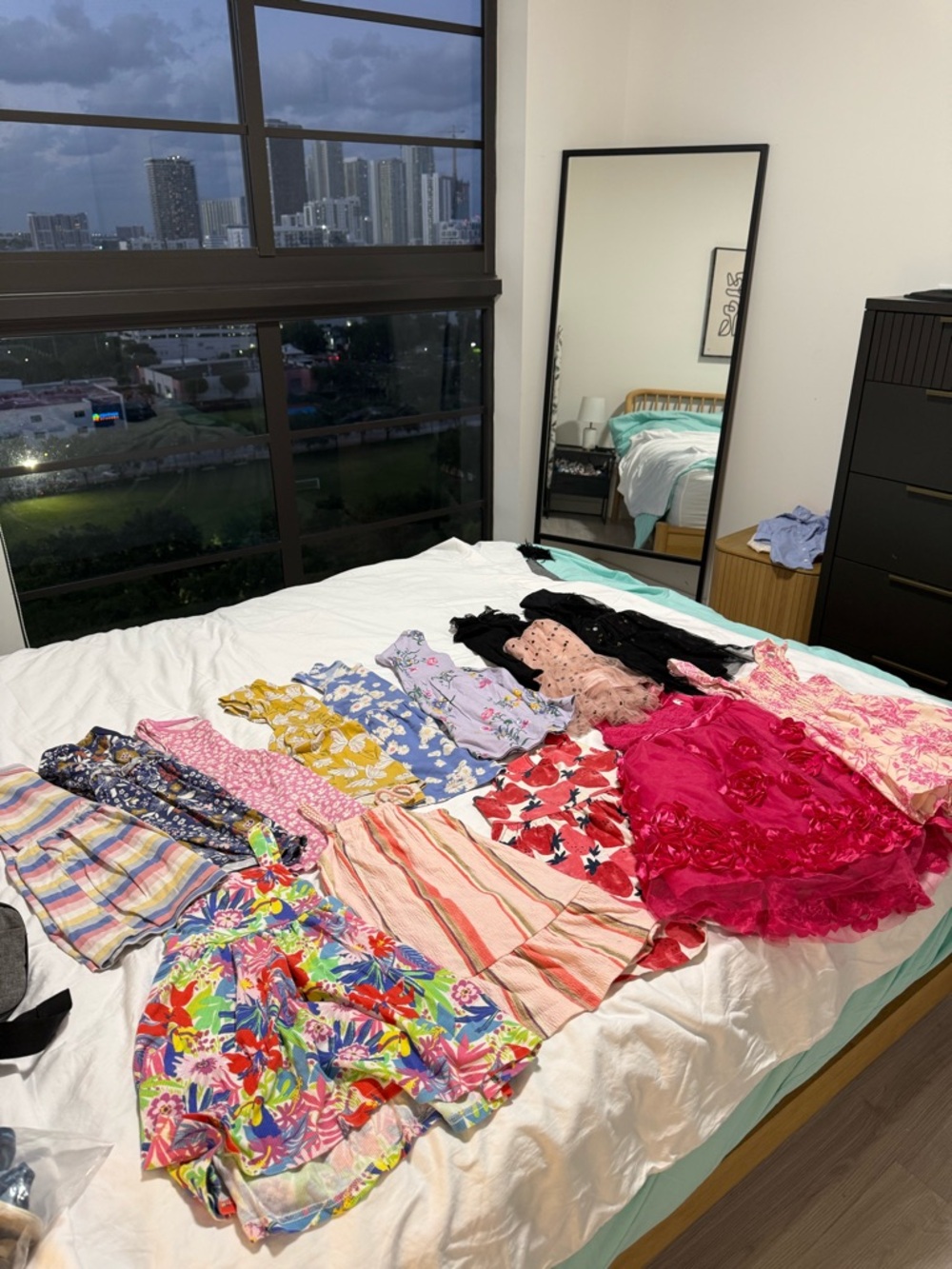 Mixed Girls' 4T Dress LOT Bundle - Bright Multicolor - Picture 9 of 12